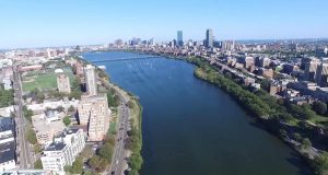 Cambridge Boston Aerial view