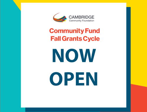 Our Fall Community Fund grant application is open.